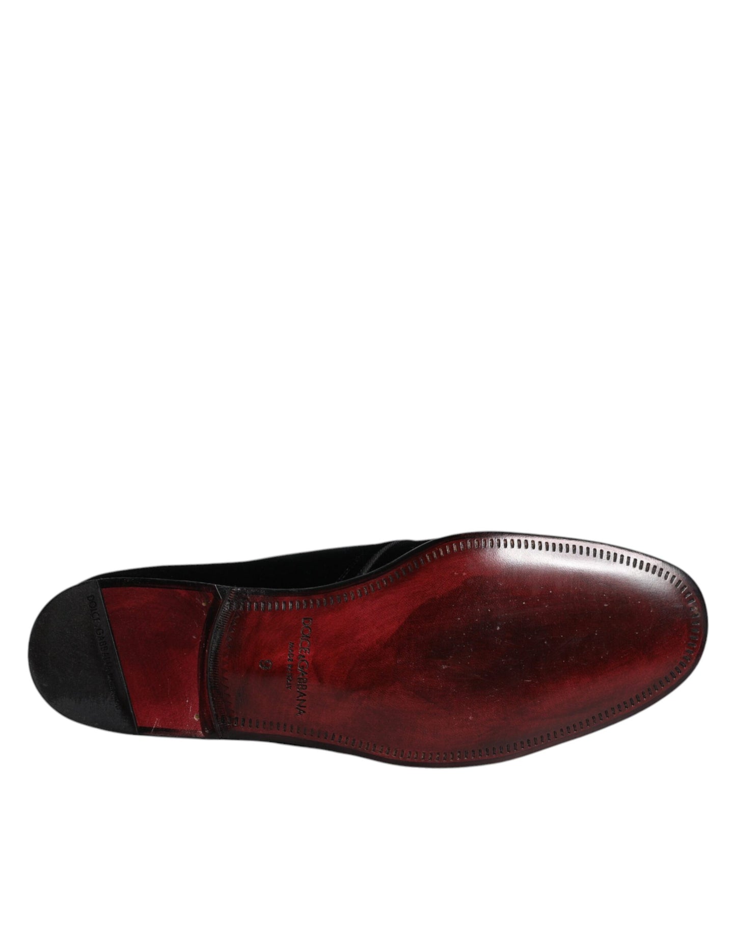 Schwarze Derby-Schnürschuhe aus Samt und Leder