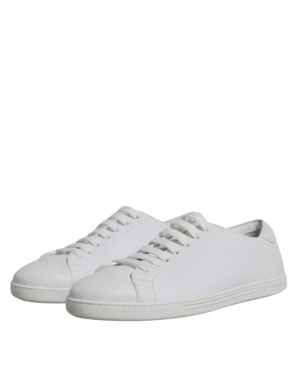 Weiße niedrige Saint Tropez Sneakers für Herren