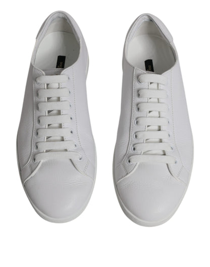 Weiße niedrige Saint Tropez Sneakers für Herren