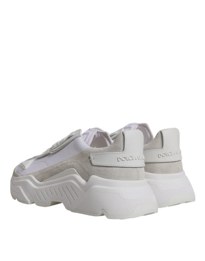 Weiße Daymaster Low Top Sneakers aus Leder