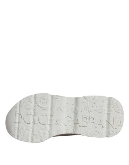 Weiße Daymaster Low Top Sneakers aus Leder