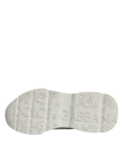 Weiße Daymaster Low Top Sneaker aus Leder