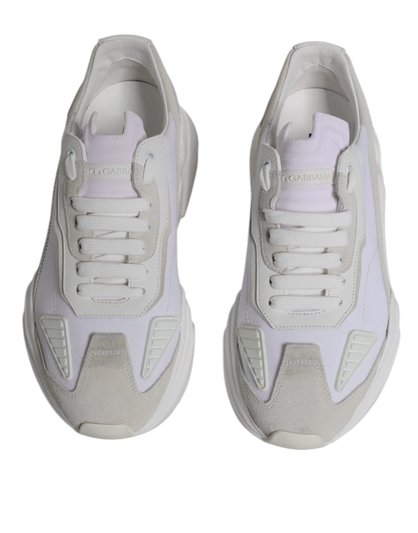 Weiße Daymaster Low Top Sneakers aus Leder