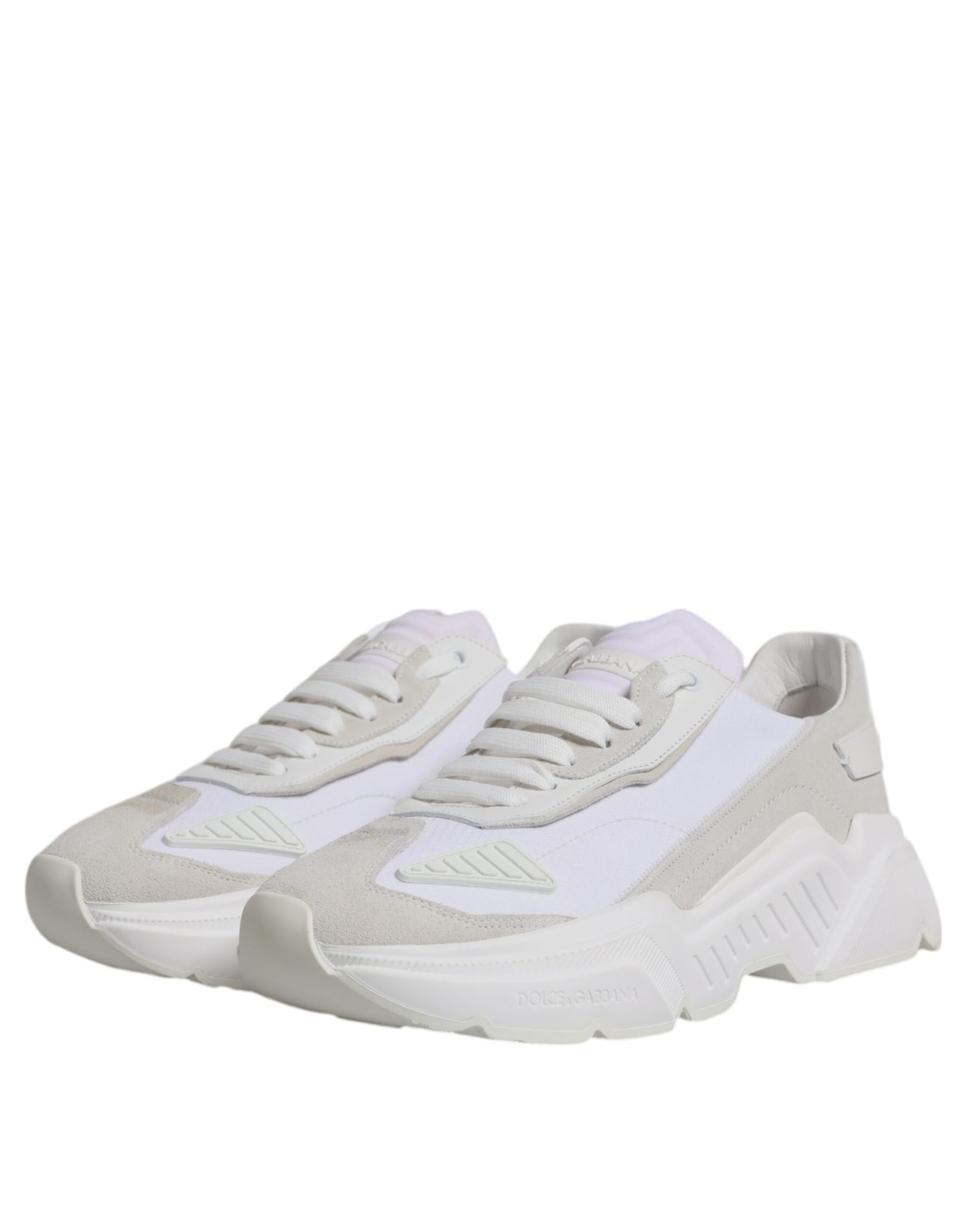 Weiße Daymaster Low Top Sneakers aus Leder