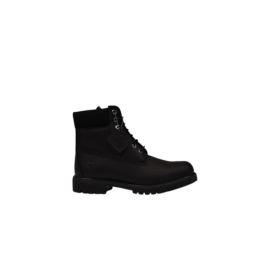Black Suede Leather Boot