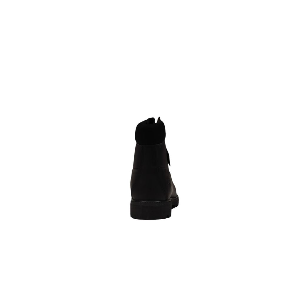 Black Suede Leather Boot