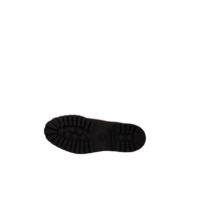 Black Suede Leather Boot