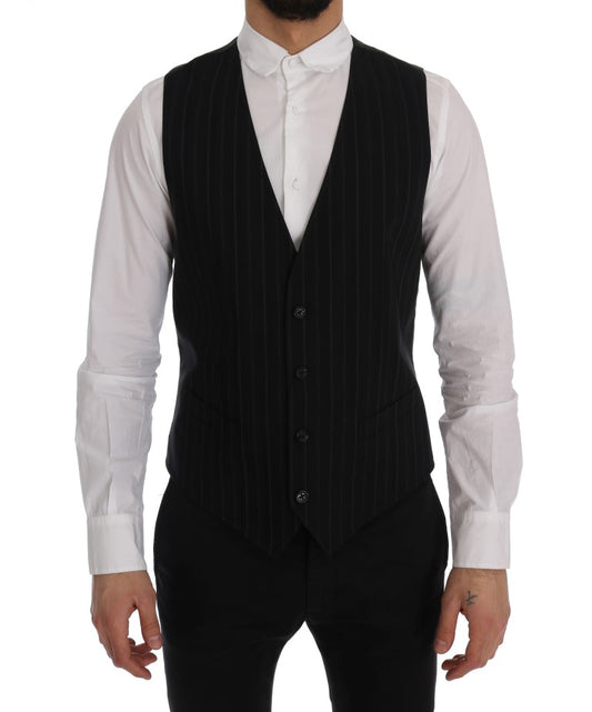 Elegante gestreifte Weste
