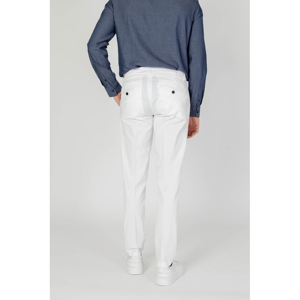 Cremefarbene Jeans und Hose aus Baumwolle