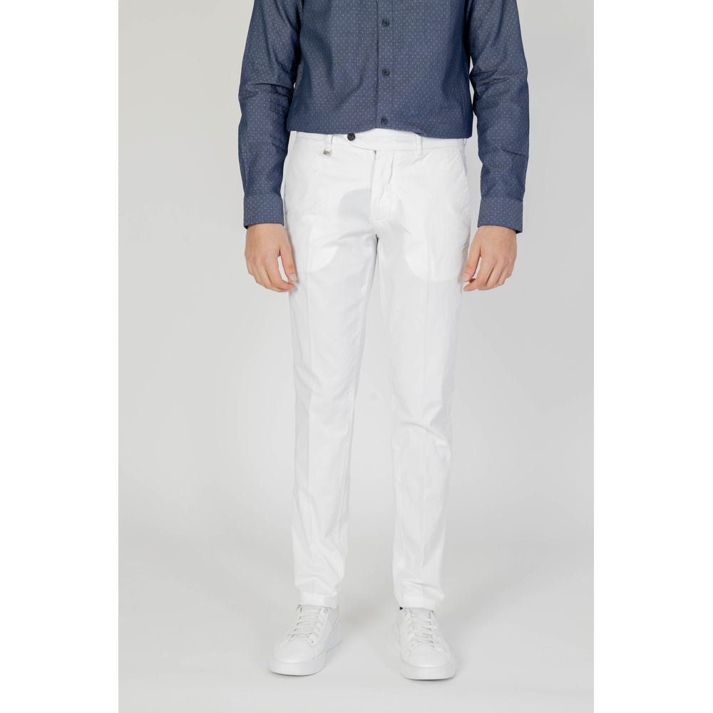 Cremefarbene Jeans und Hose aus Baumwolle