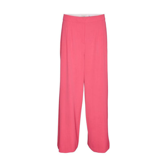 Rosafarbene Jeans und Hose aus Polyester