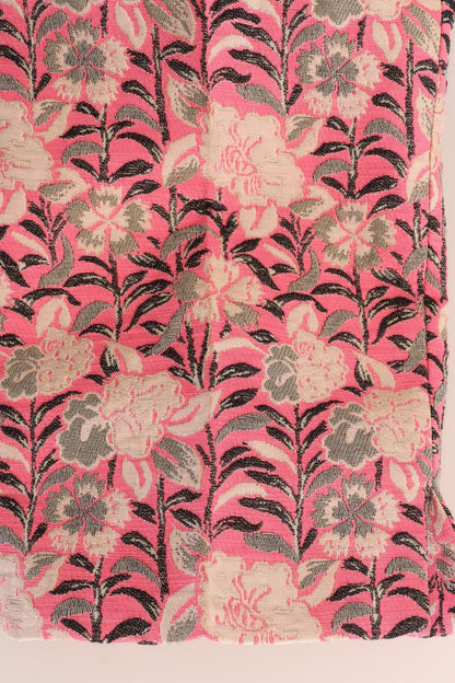 Elegante Brokathose mit Blumenmuster