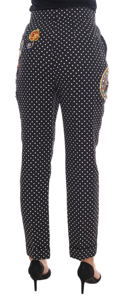Elegante Hose mit Polka Dot-Verzierung