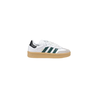 Weiße Ledersneaker