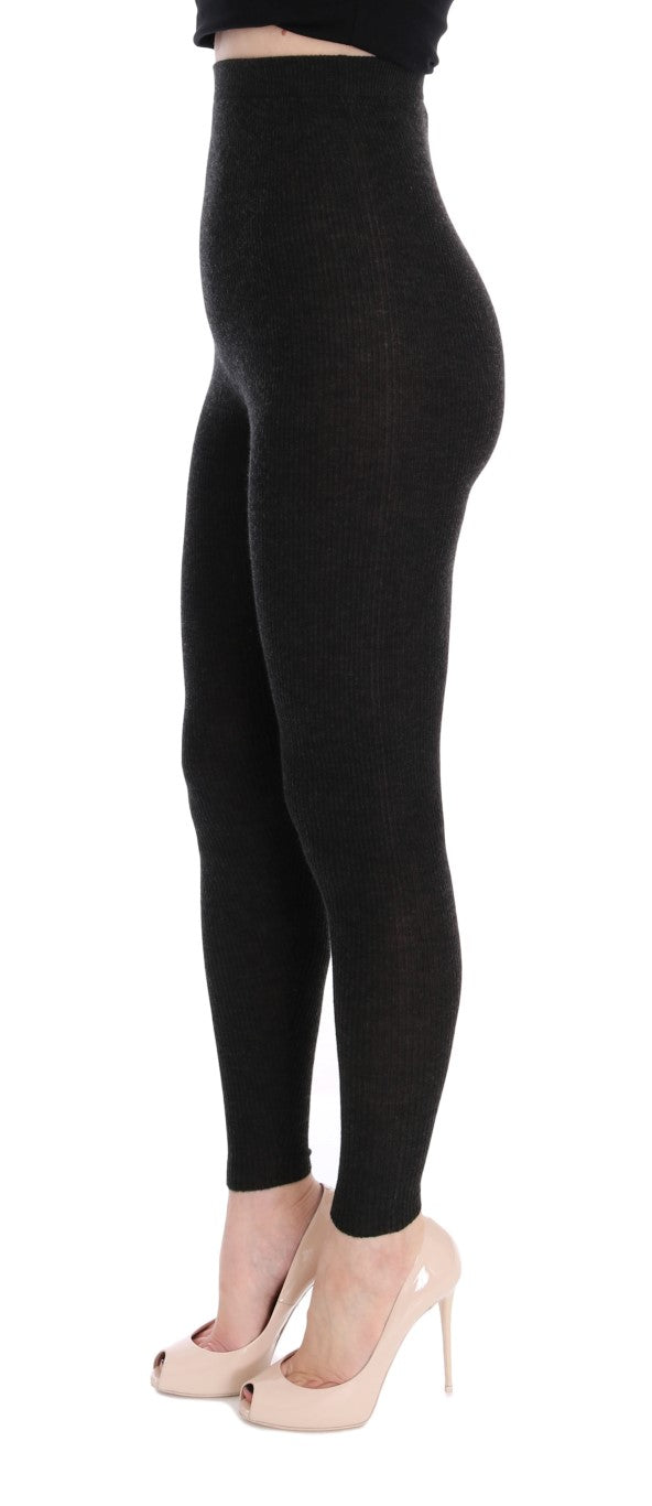 Elegante Strumpfhose aus Kaschmir mit hoher Taille