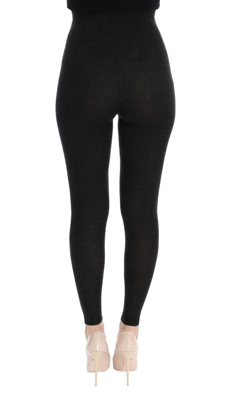 Elegante Strumpfhose aus Kaschmir mit hoher Taille