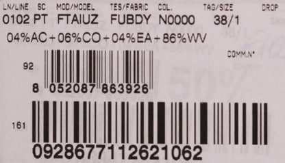 Elegante High-Waist-Knöchelhose mit goldenen Details