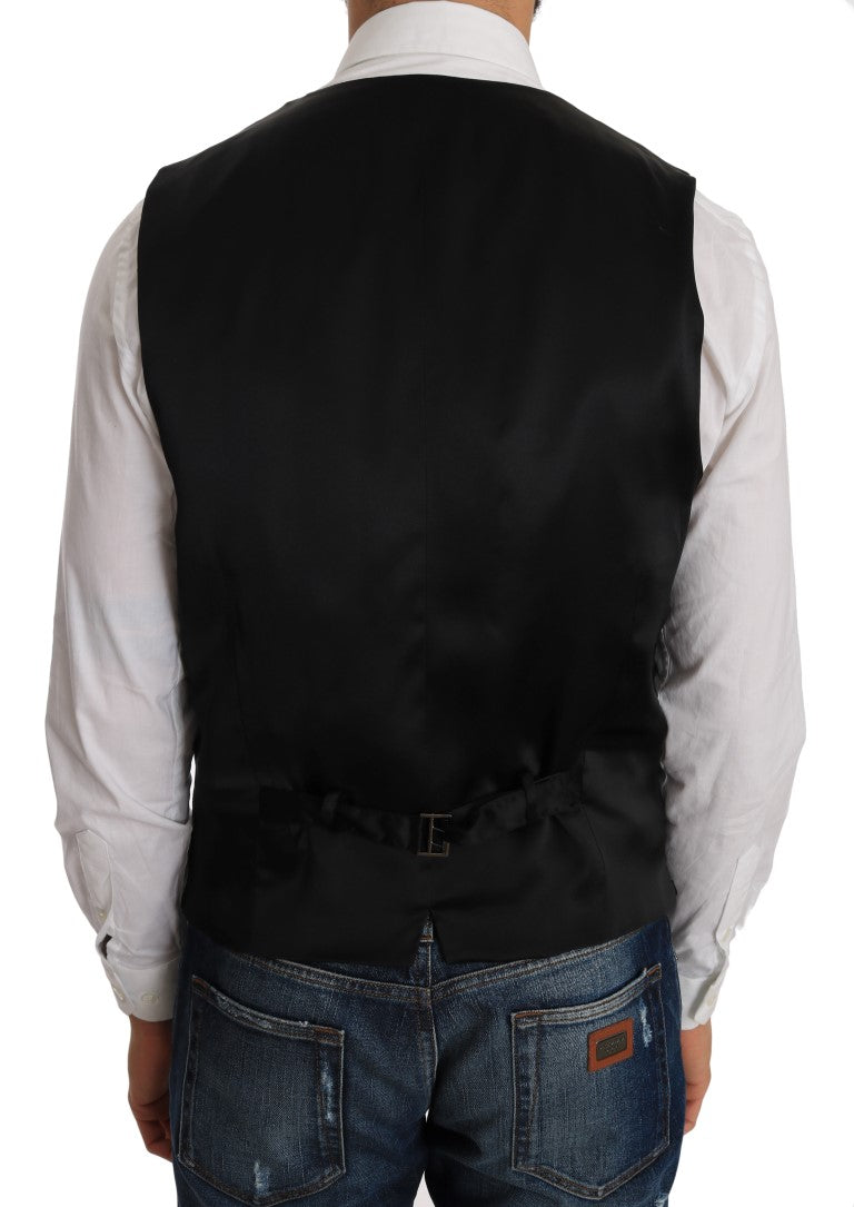Elegante formelle Weste mit grauem Torrero-Muster