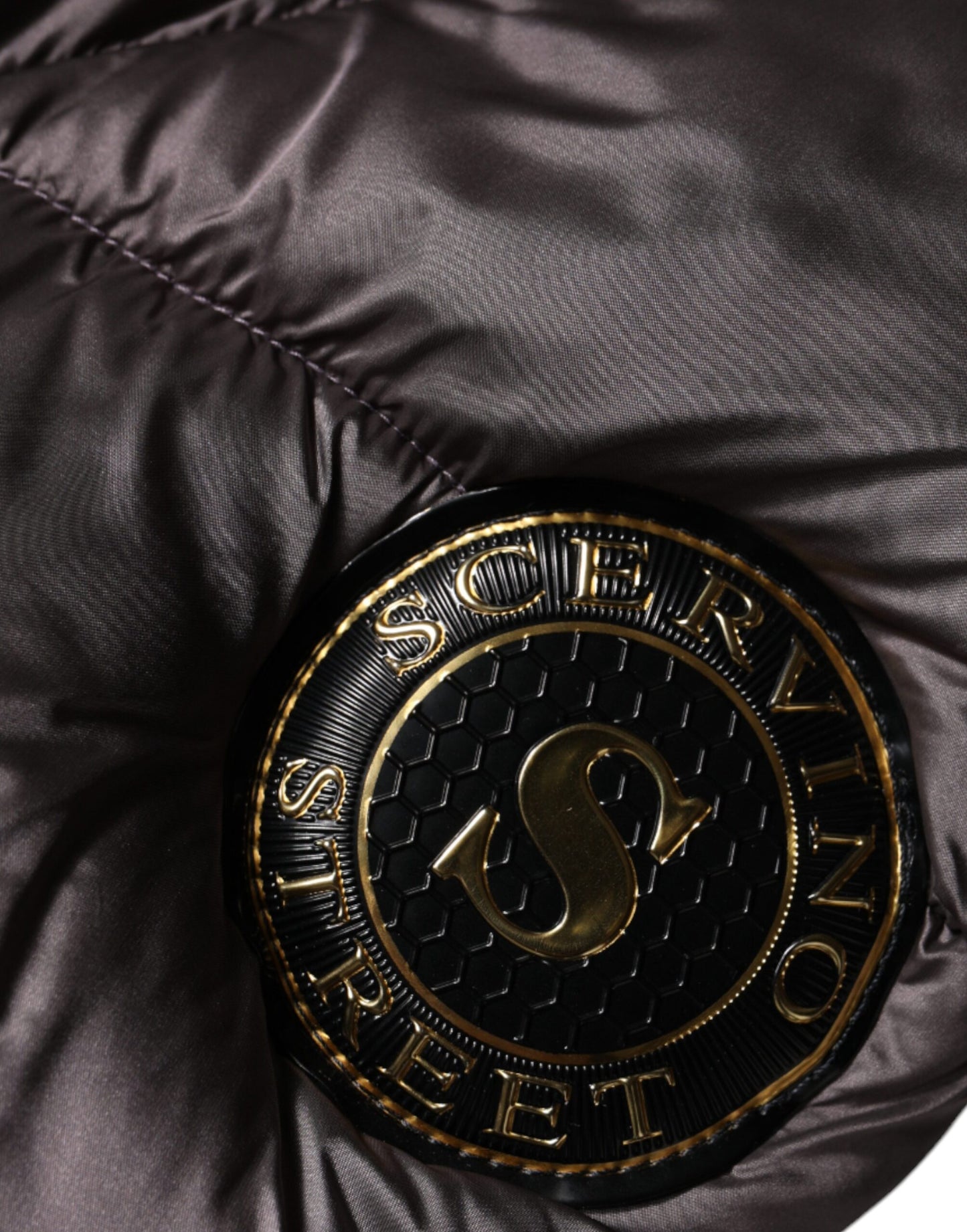 Violet Puffer Quilted Hooded Women Coat Jacket