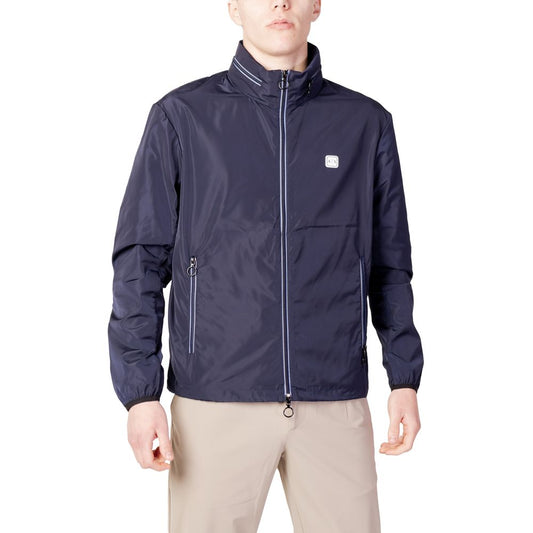 Blue Polyester Jacket