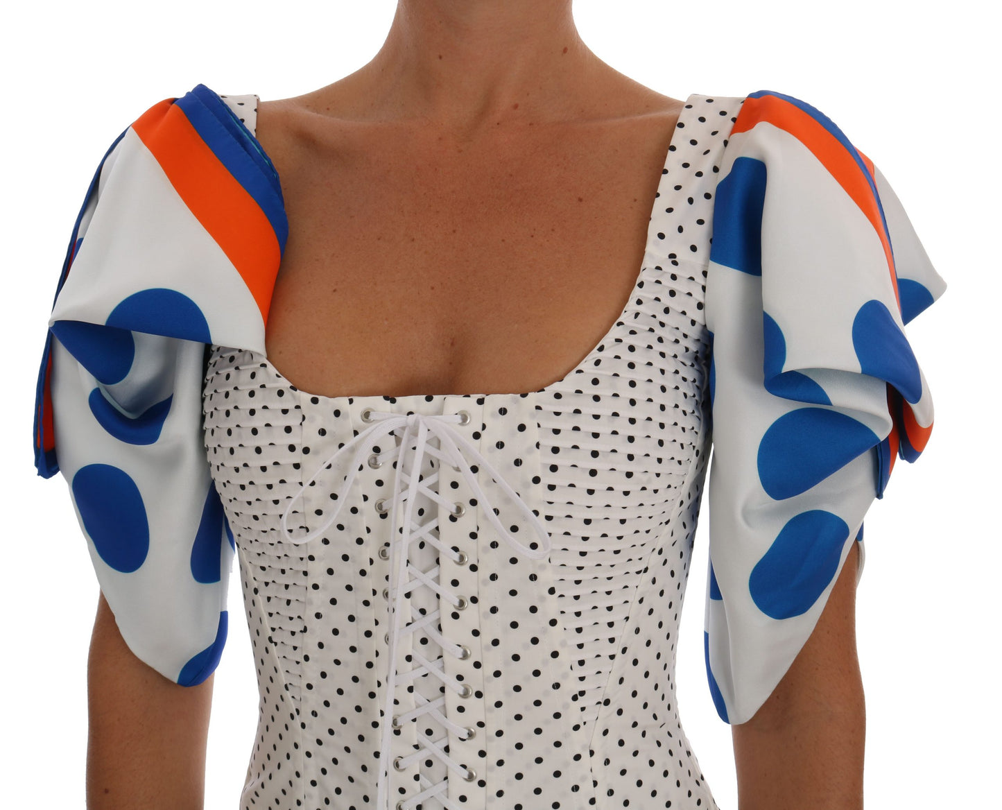 Elegantes Bustier-Top mit Punkten