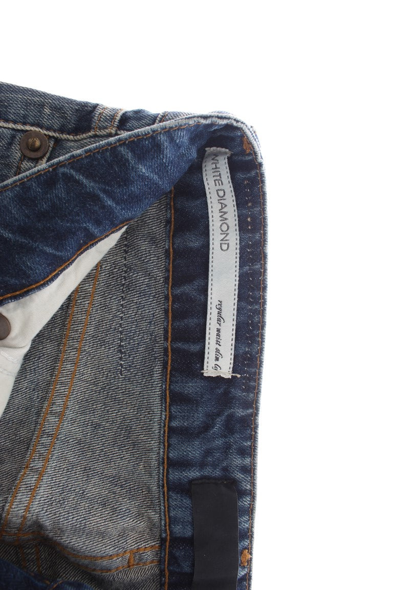 Elegante Flare Fit Jeans aus blauem Denim