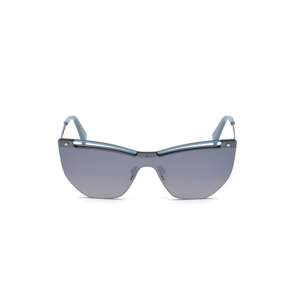 Bicolor Metal Metal Metal Sunglasses