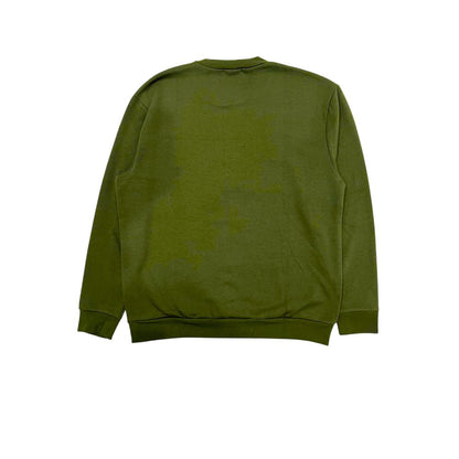 Green Polyester Men Sweater