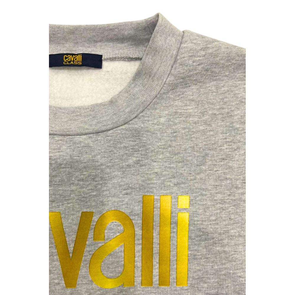 Gray Cotton Men Sweater