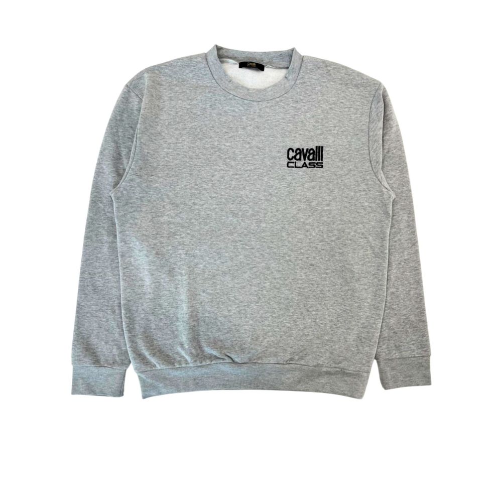Gray Polyester Men Sweater