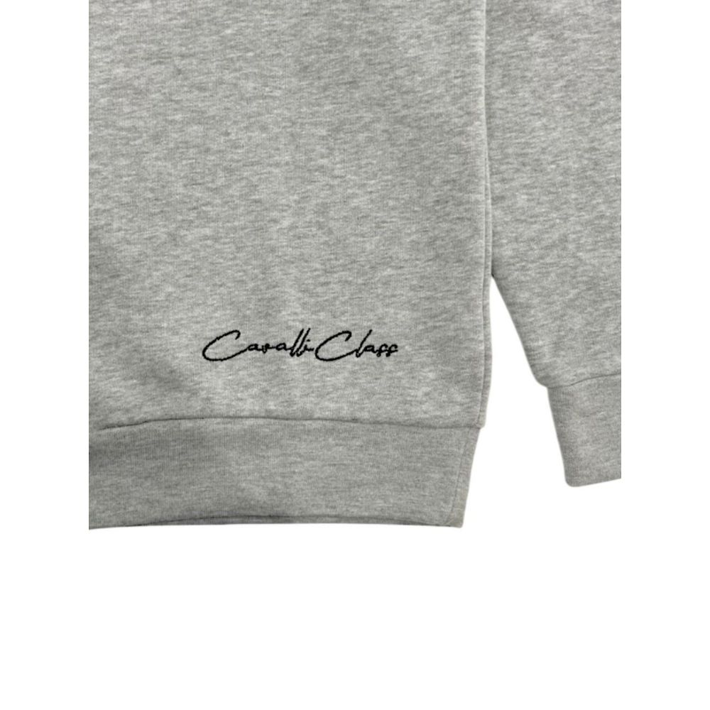 Gray Cotton Women Hoodie