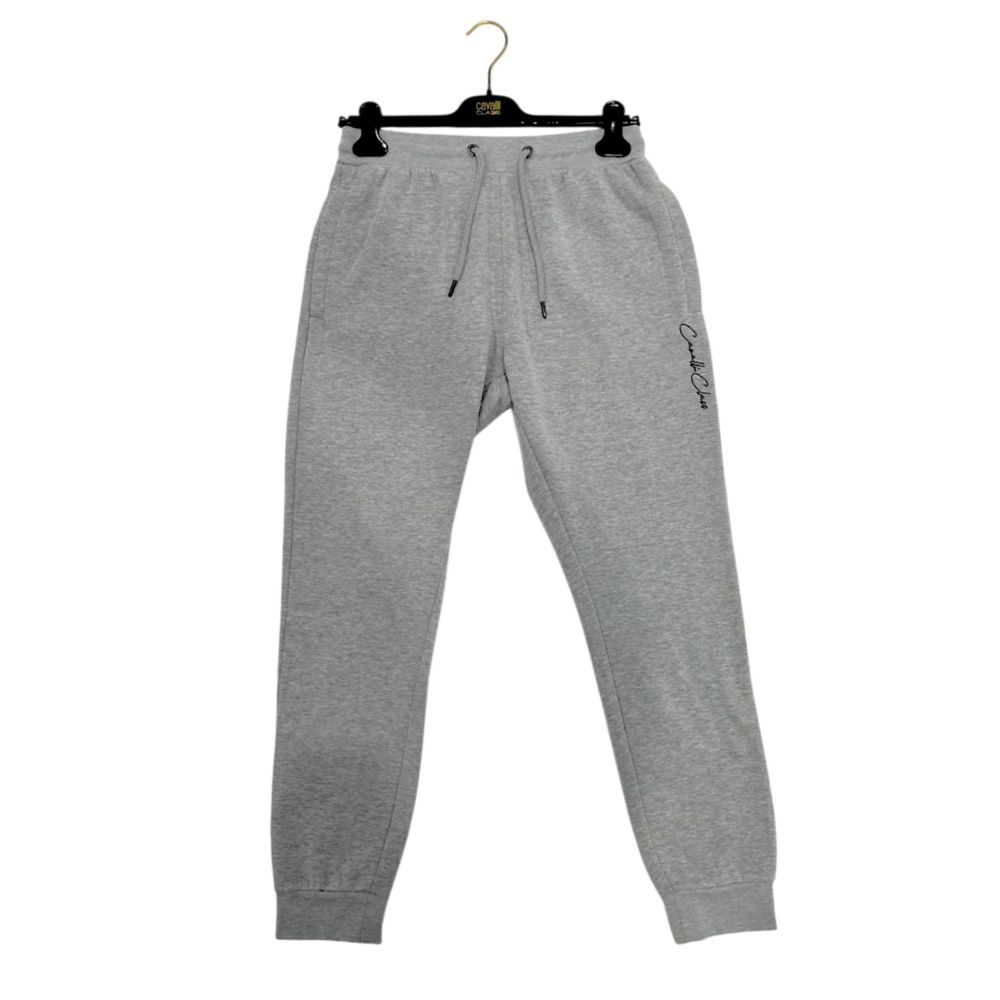 Gray Polyester Women Sport Pant