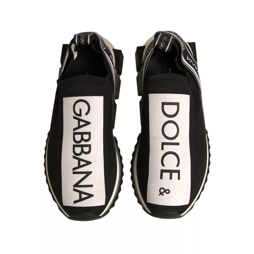 Black White Slip On Sorrento Sneakers Shoes