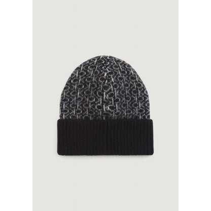 Black Alpaca Leather Hat