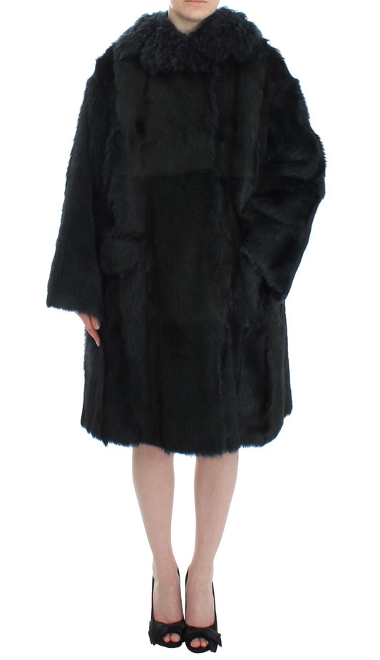 Exquisite Lammfell-Manteljacke