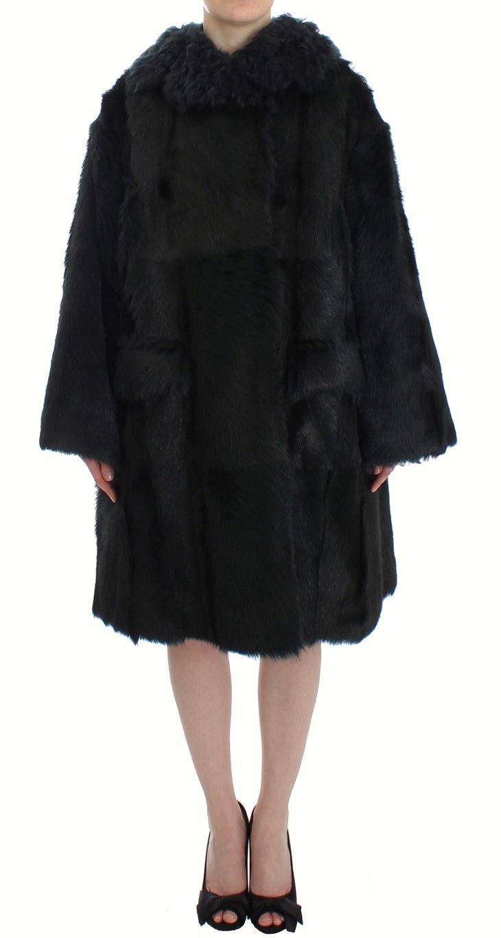 Exquisite Lammfell-Manteljacke