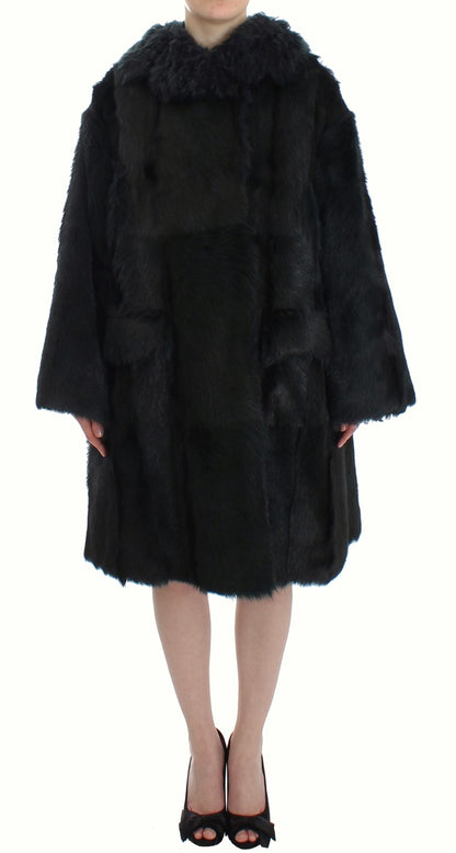 Exquisite Lammfell-Manteljacke