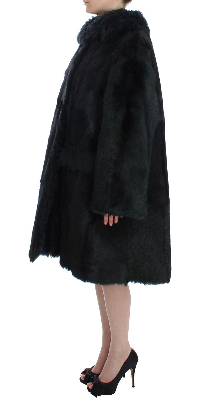 Exquisite Lammfell-Manteljacke