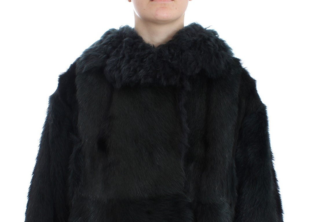 Exquisite Lammfell-Manteljacke