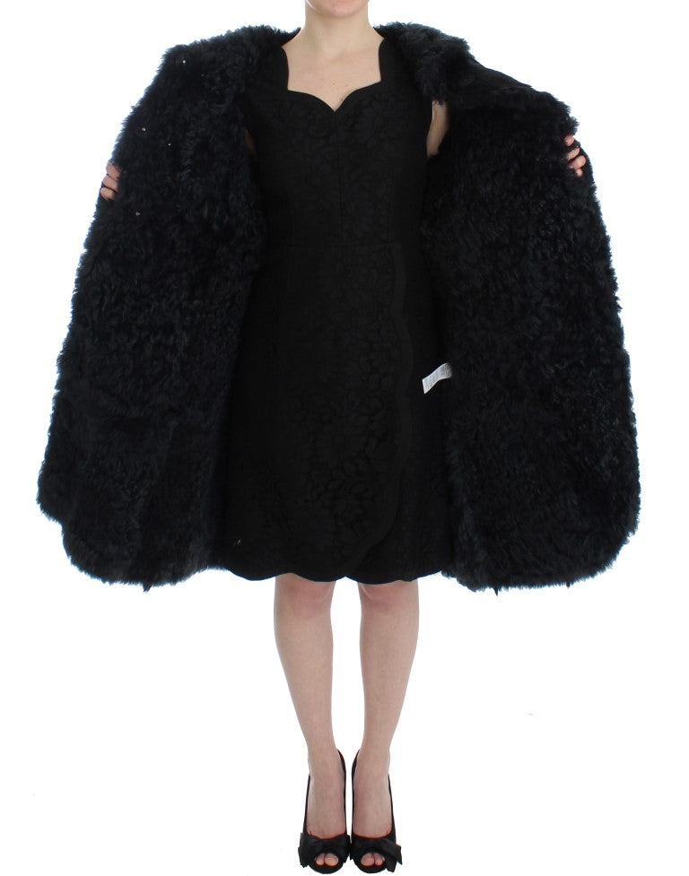 Exquisite Lammfell-Manteljacke