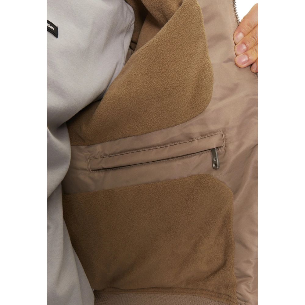 Beige Recycled Polyamide Jacket