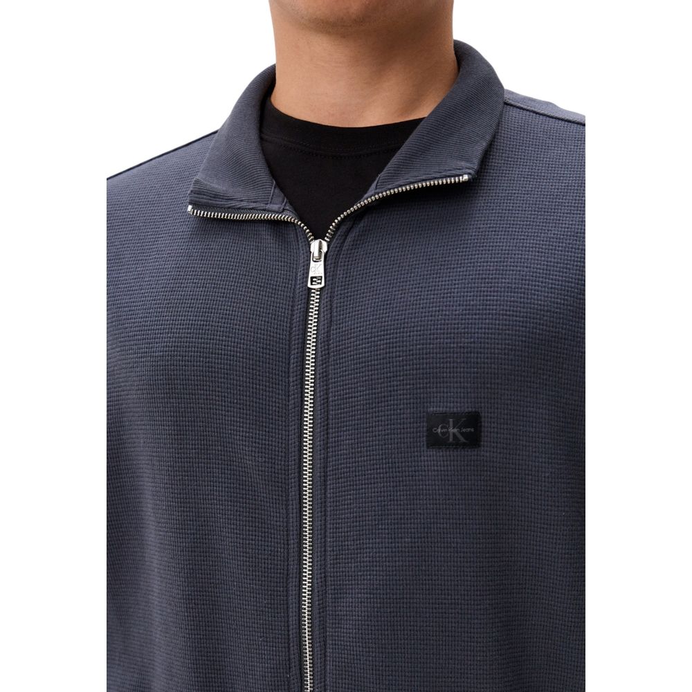 Gray Recycled Cotton Cardigan