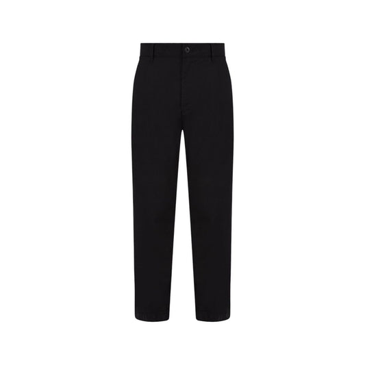 Black Recycled Cotton Jeans & Pant