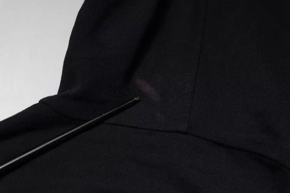 Black Logo Full Zip Hooded Sweatshirt Sweater