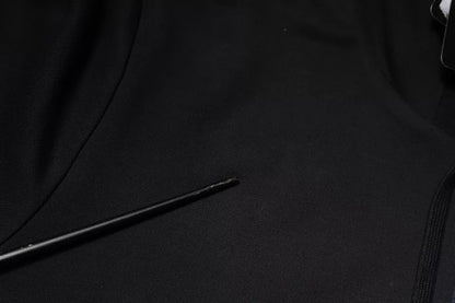 Black Logo Full Zip Hooded Sweatshirt Sweater
