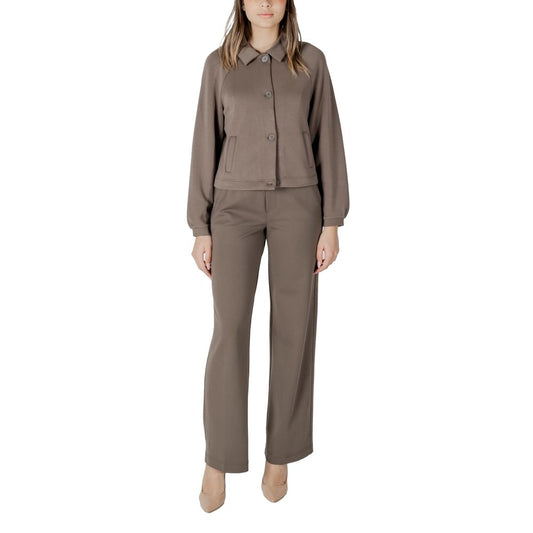 Gray Modal Jackets & Coat