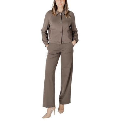 Gray Modal Jackets & Coat