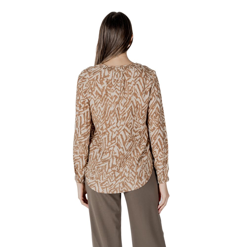 Beige Viscose Shirt