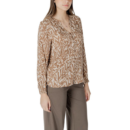 Beige Viscose Shirt