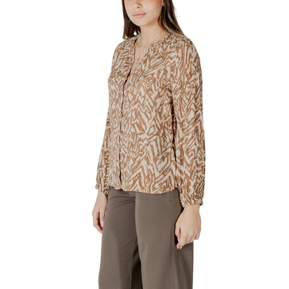 Beige Viscose Shirt